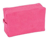 Waffle Knit Cosmetic Bags - Large