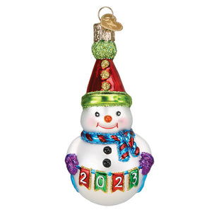 2023 Party Snowman Ornament