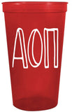 Stadium Cups - Letters