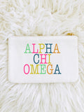 Colorblock Cosmetic Bag