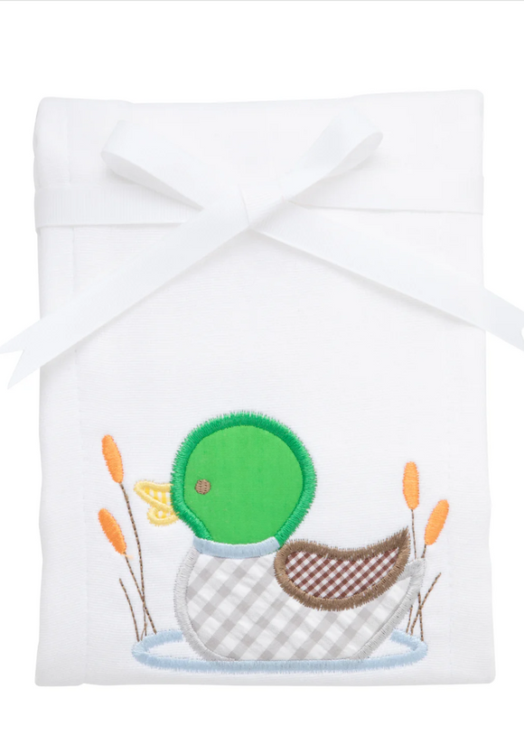 Mallard Applique Burp