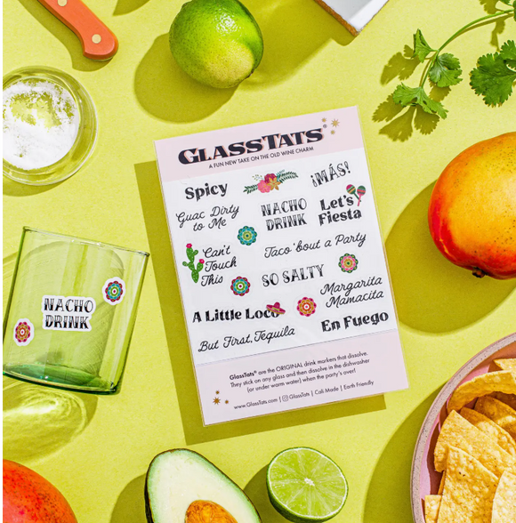 Fiesta Time/Cinco De Mayo Drink Markers