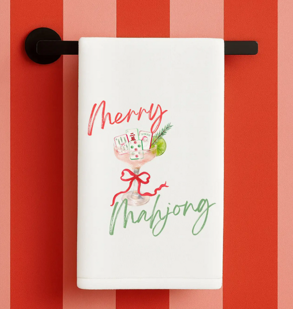 Mahjong Christmas Gift Towel