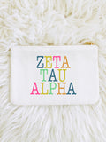 Colorblock Cosmetic Bag