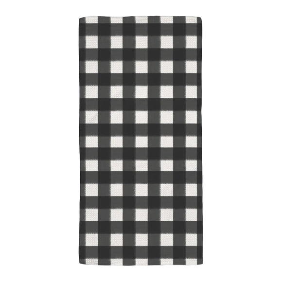 Bar Towel - Coal Stripes