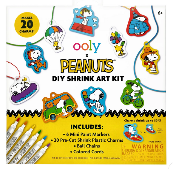 Peanuts DIY Shrink Art Kit