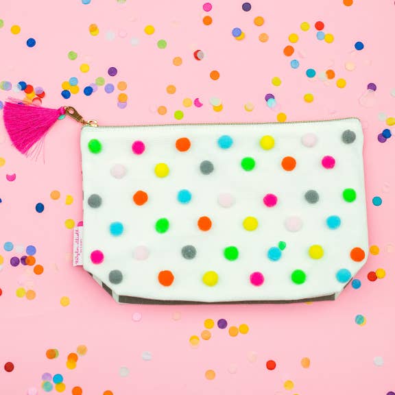 Large Pom Pom Pouch