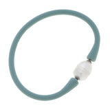 Bali Freshwater Pearl Silicone Bracelet