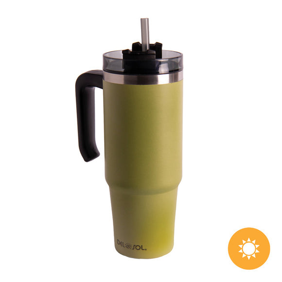 Color Changing Tumbler - White to Green