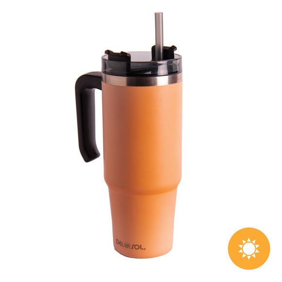 Color Changing Tumbler - White to Orange