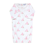 Pink Bunny Baby Gown