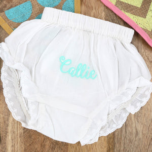 Eyelet Baby Bloomers