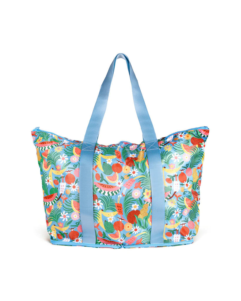 Foldable Beach Bag - Tutti Frutti – Mrs. Polka Dot