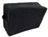 Waffle Knit Cosmetic Bags - Large