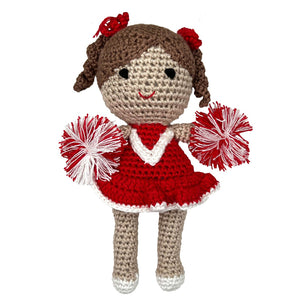 Crochet Cheerleader Rattle