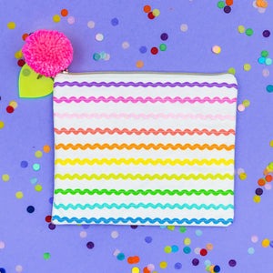 Ric Rac Ribbon Pouch