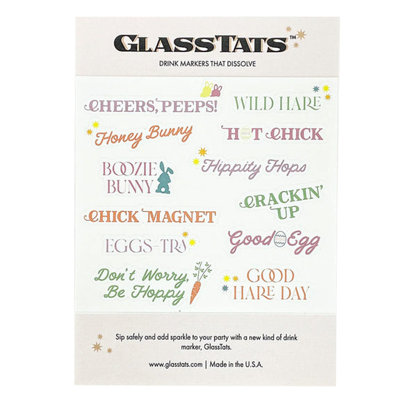 Glass Tats - Easter