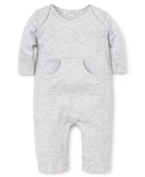 Striped Playsuit - Gray