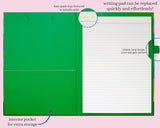 Enchanted Stripe Clipboard Folio