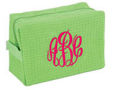 Waffle Knit Cosmetic Bags - Large