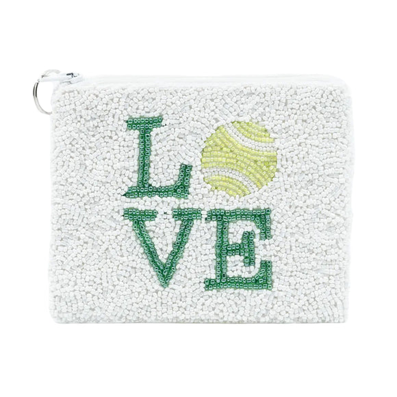 Love Tennis Coin Purse