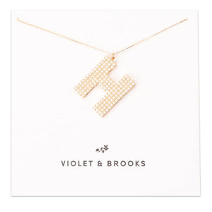 Pearl Monogram Necklace