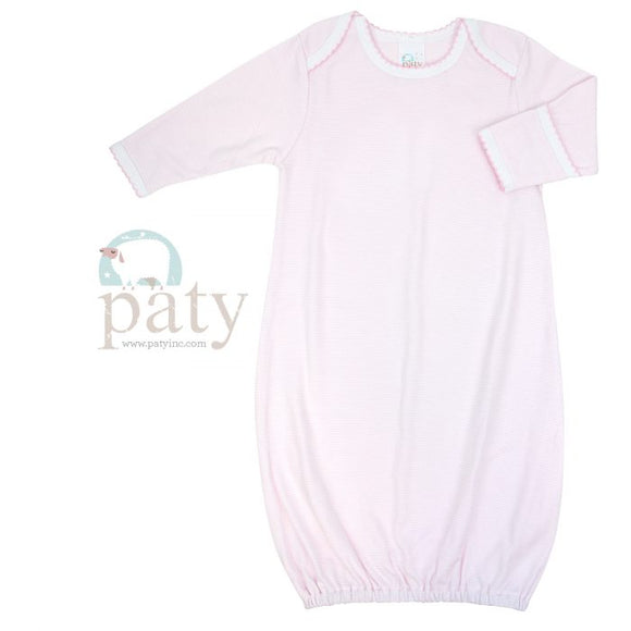 Striped Gown - Pink