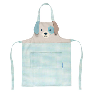 Kid's Blue Puppy Apron