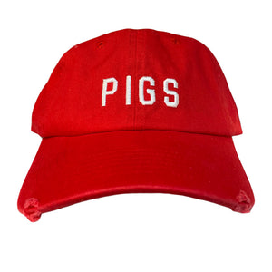 Pigs Distressed Hat