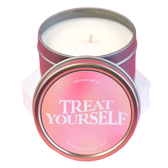 Treat Yourself Candle Tin